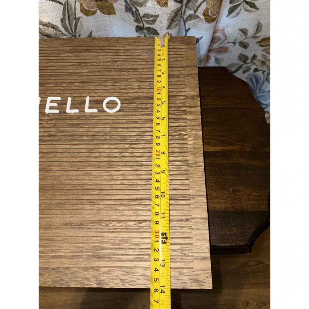 14 X 14 Wooden Letter Board With Letters From Target